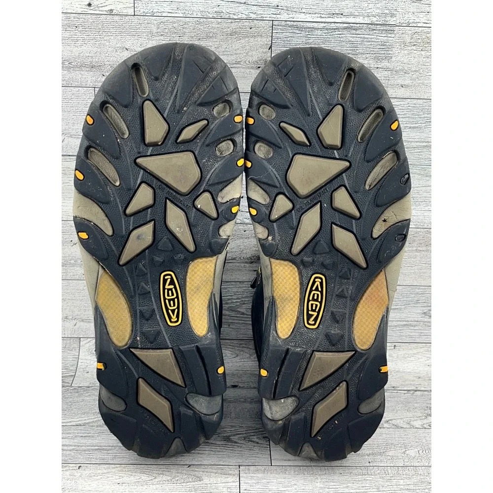 KEEN Utility Men Black‎ Waterproof Steel Toe Work Boots Size 8.5D